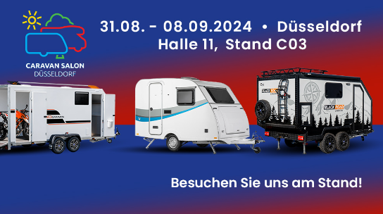 Caravan Salon 2024 - wir sind dabei!